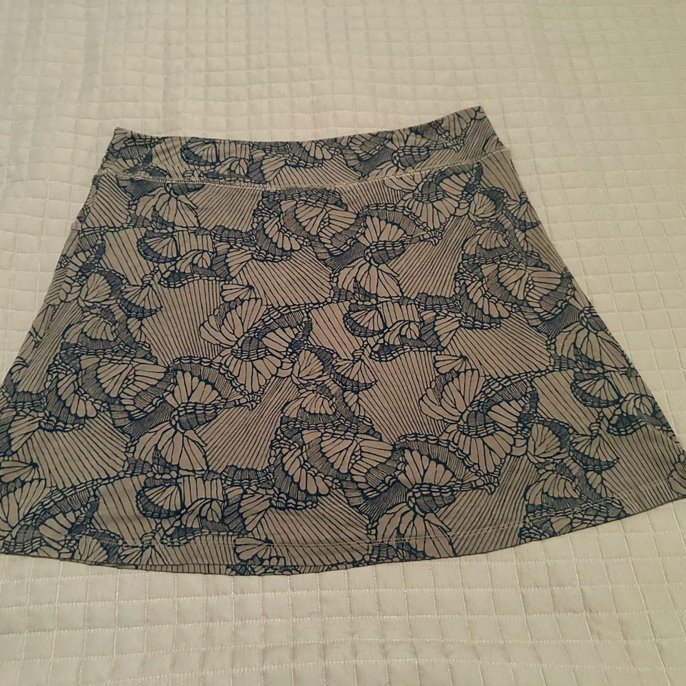 Fresh Produce Blue and Gray Mini Skort - Picture 6 of 11